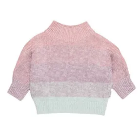 Huxbaby Jewel Rainbow Stripe Knit Jumper