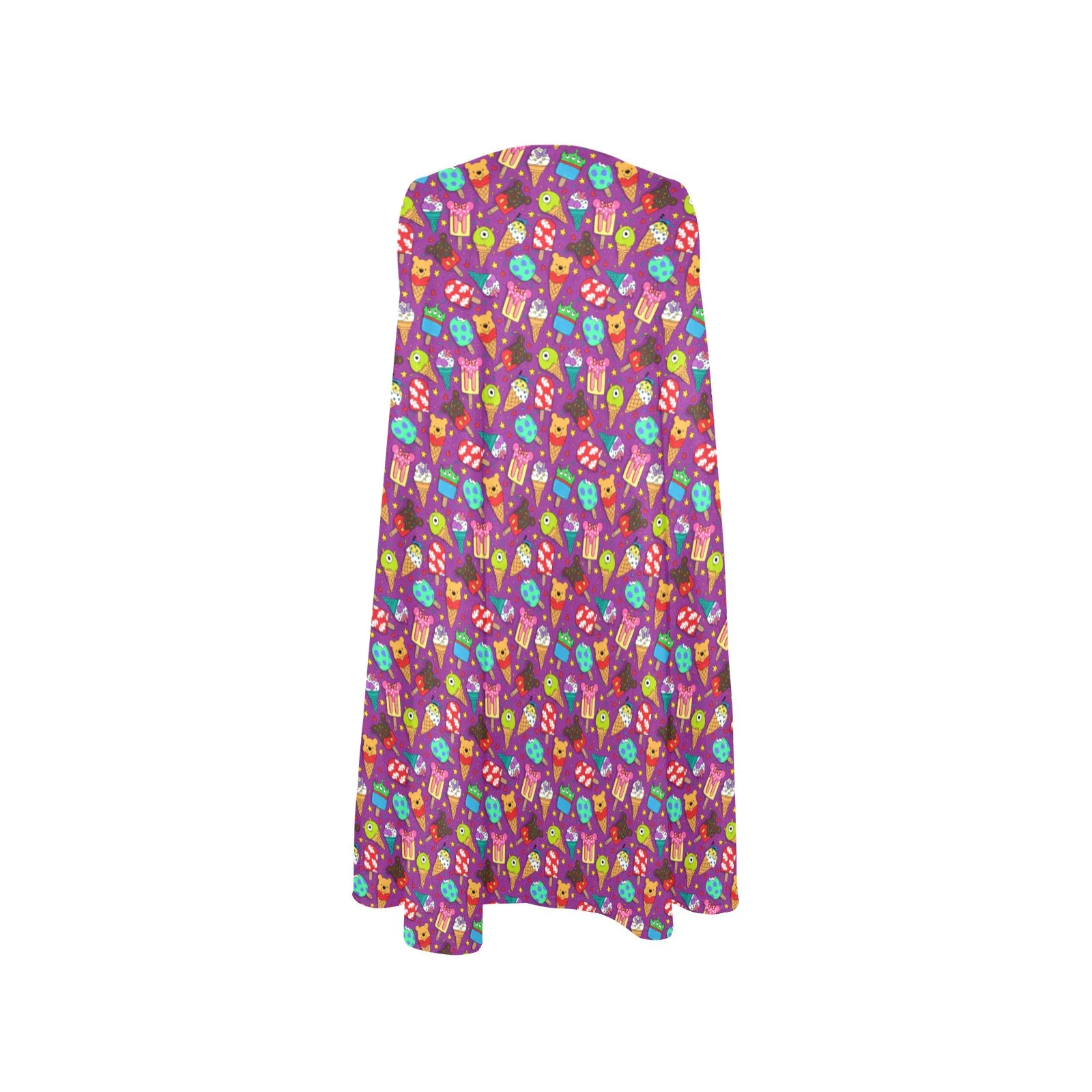 Ice Cream Sleeveless A-Line Pocket Dress