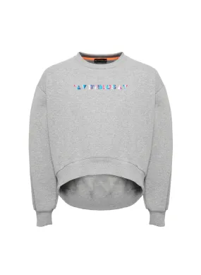 Iridescent Logo Crop Jumper
