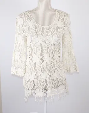IVORY LAVE TOP LADIES APPROX SMALL PRE-LOVED