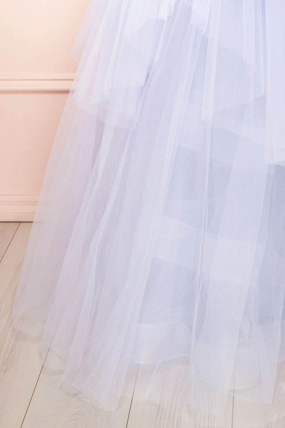 Jordina | Tiered Lavender Blue Maxi Dress