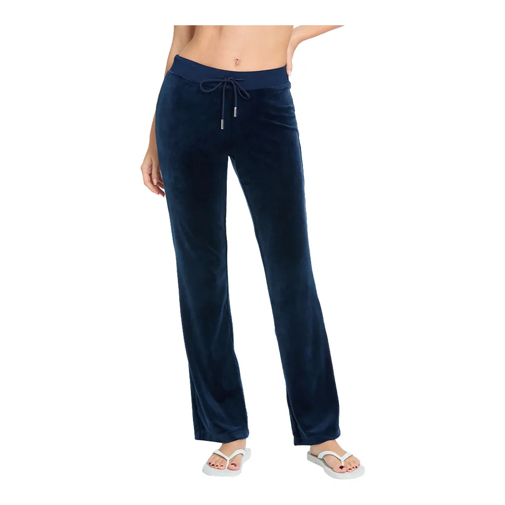 Juicy Couture Women's OG Big Bling Velour Track Pants