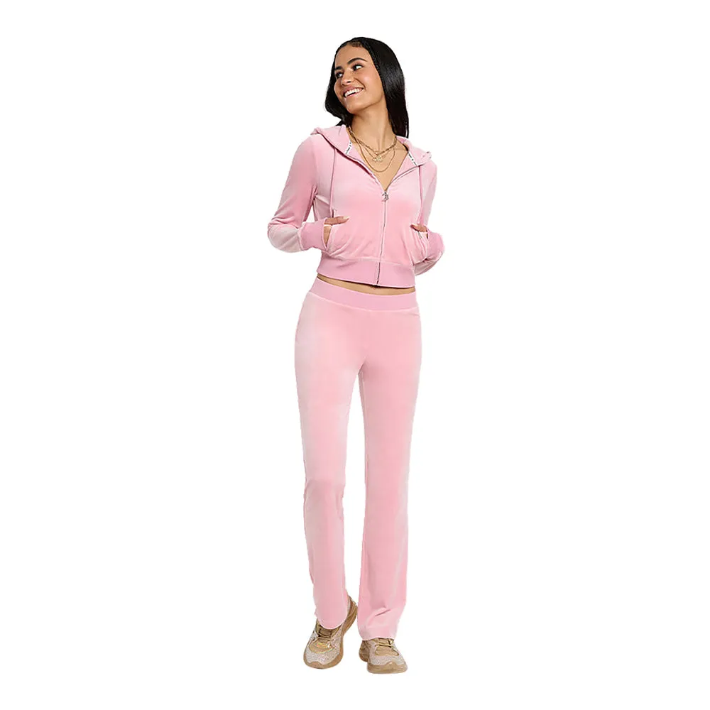 Juicy Couture Women's OG Big Bling Velour Track Pants