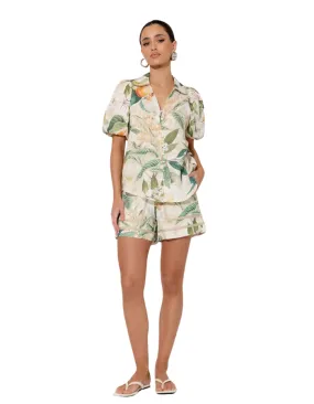 Kate Adelaide Print Short Sleeve Shirt Print