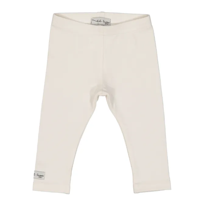 Lil Leggs Ivory Basic Leggings