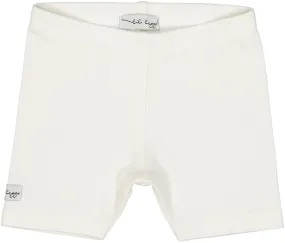 Lil Leggs Ivory Basic Short Leggings