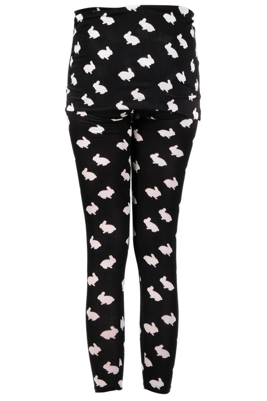 LONDON MINI RABBITS Black Leggings