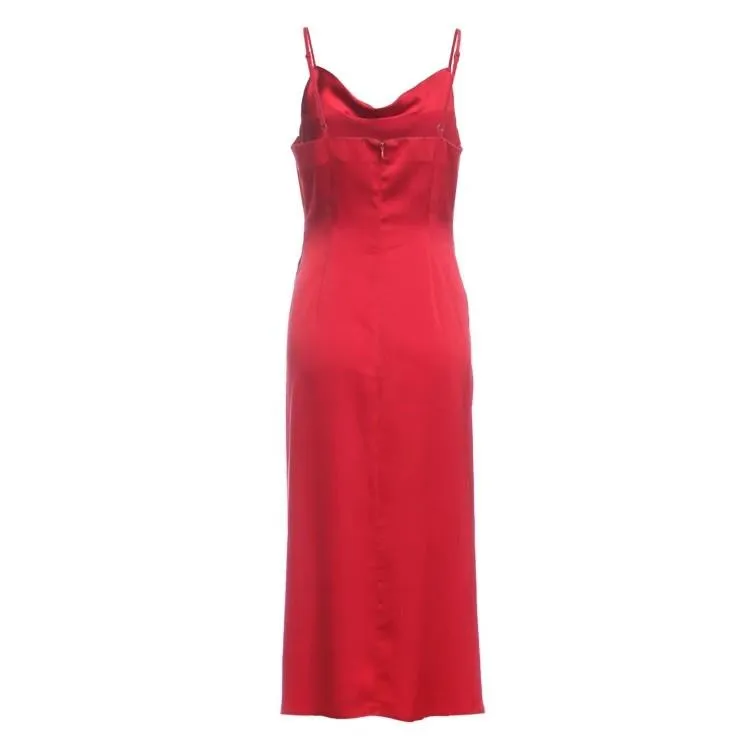 Maddy Slip Dress (Red)