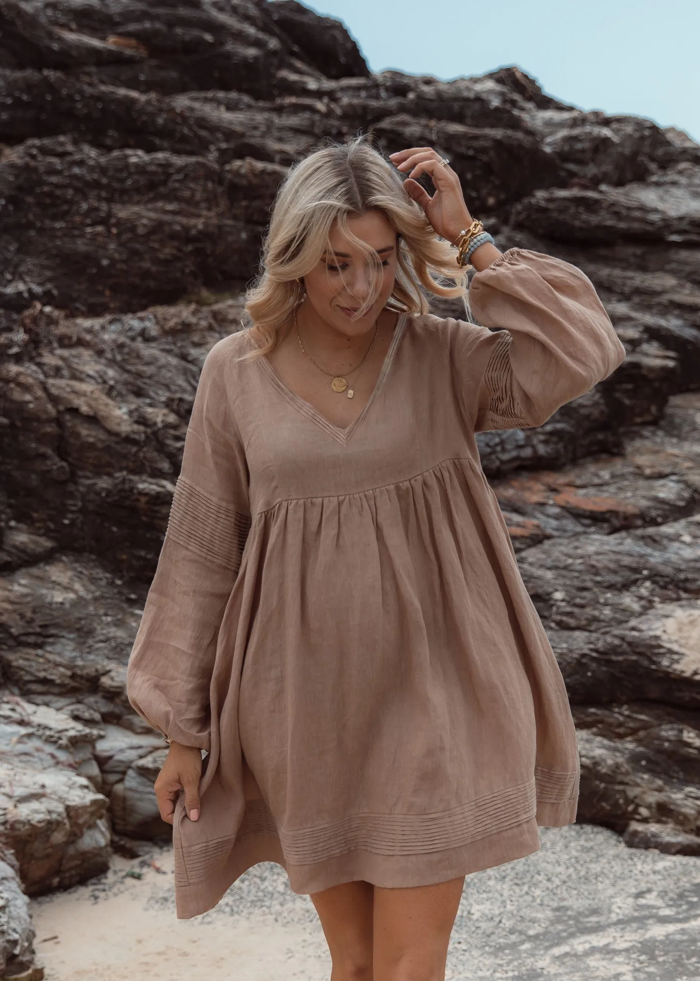 Marley Dress - Tan