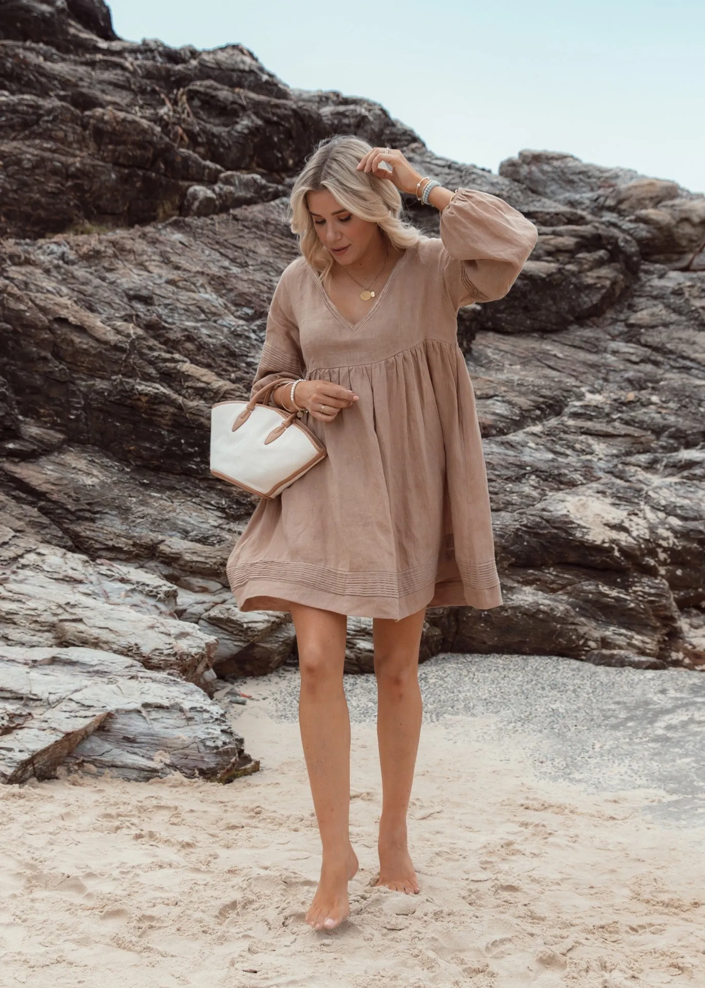Marley Dress - Tan