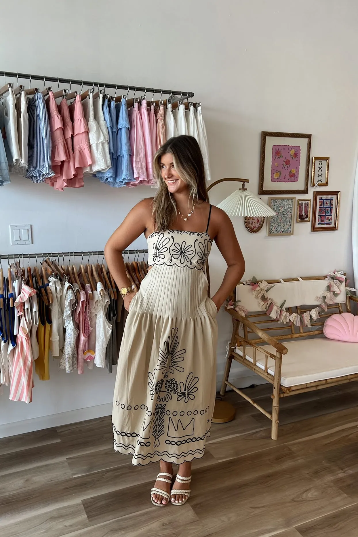 Marnie Embroidered Dress