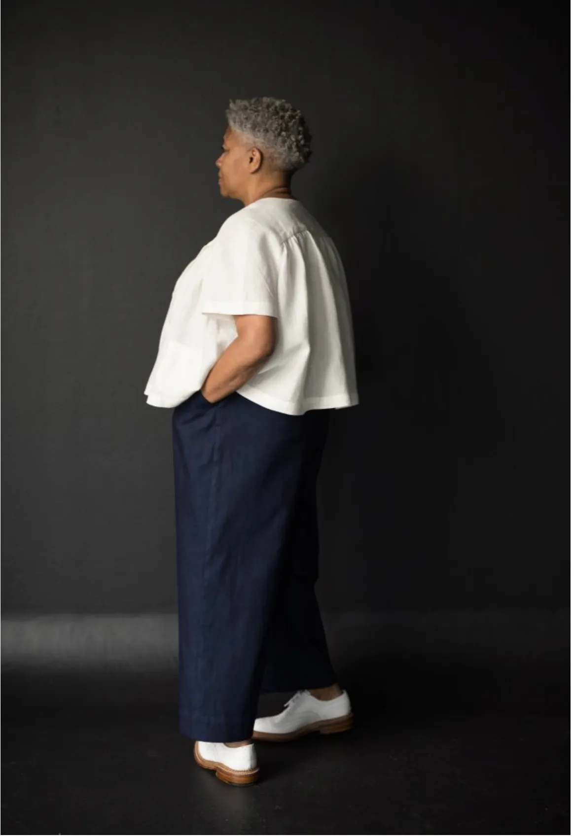 Merchant & Mills, Quinn Sailor Trousers Paper Pattern, two size ranges