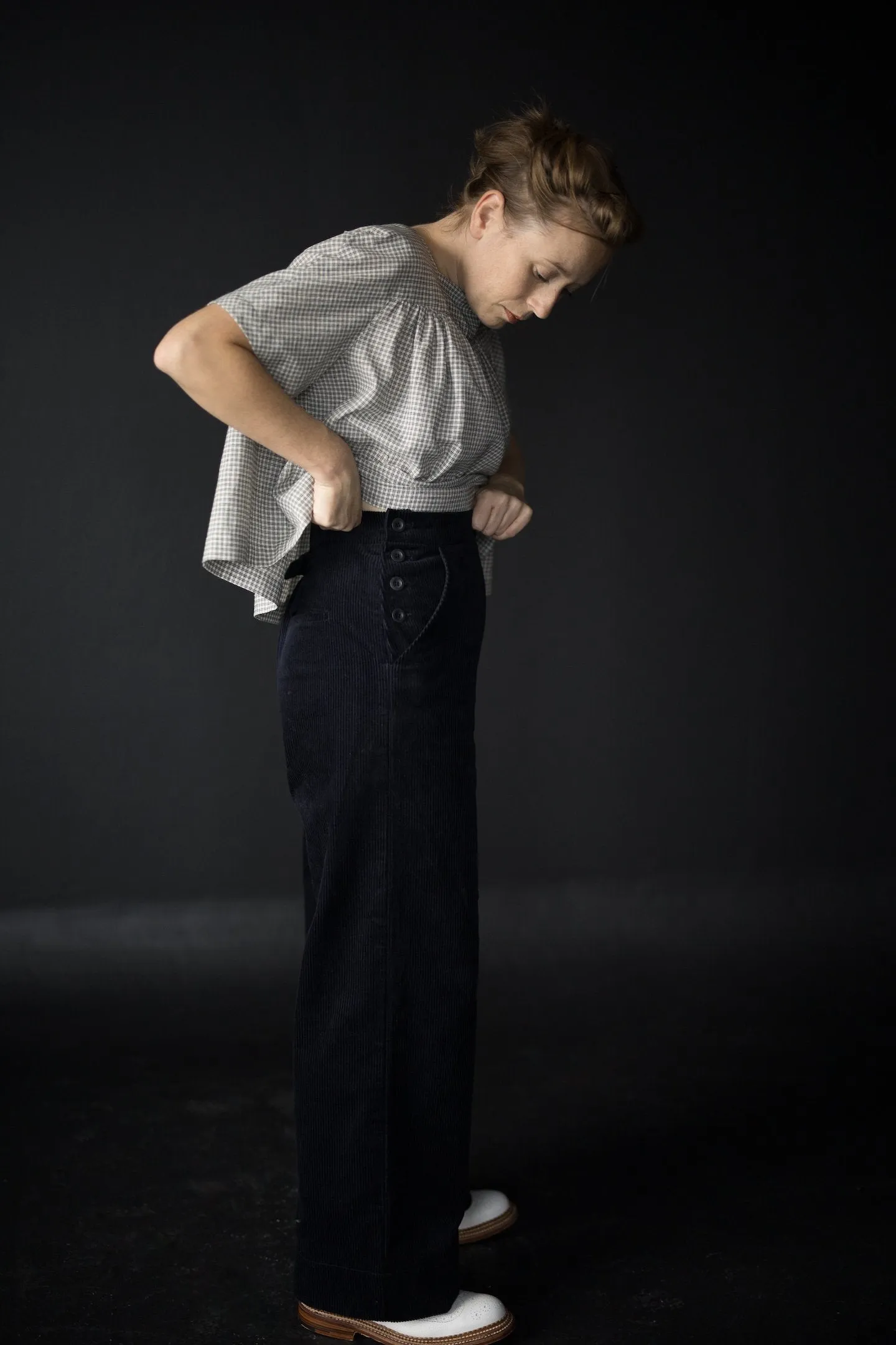 Merchant & Mills, Quinn Sailor Trousers Paper Pattern, two size ranges