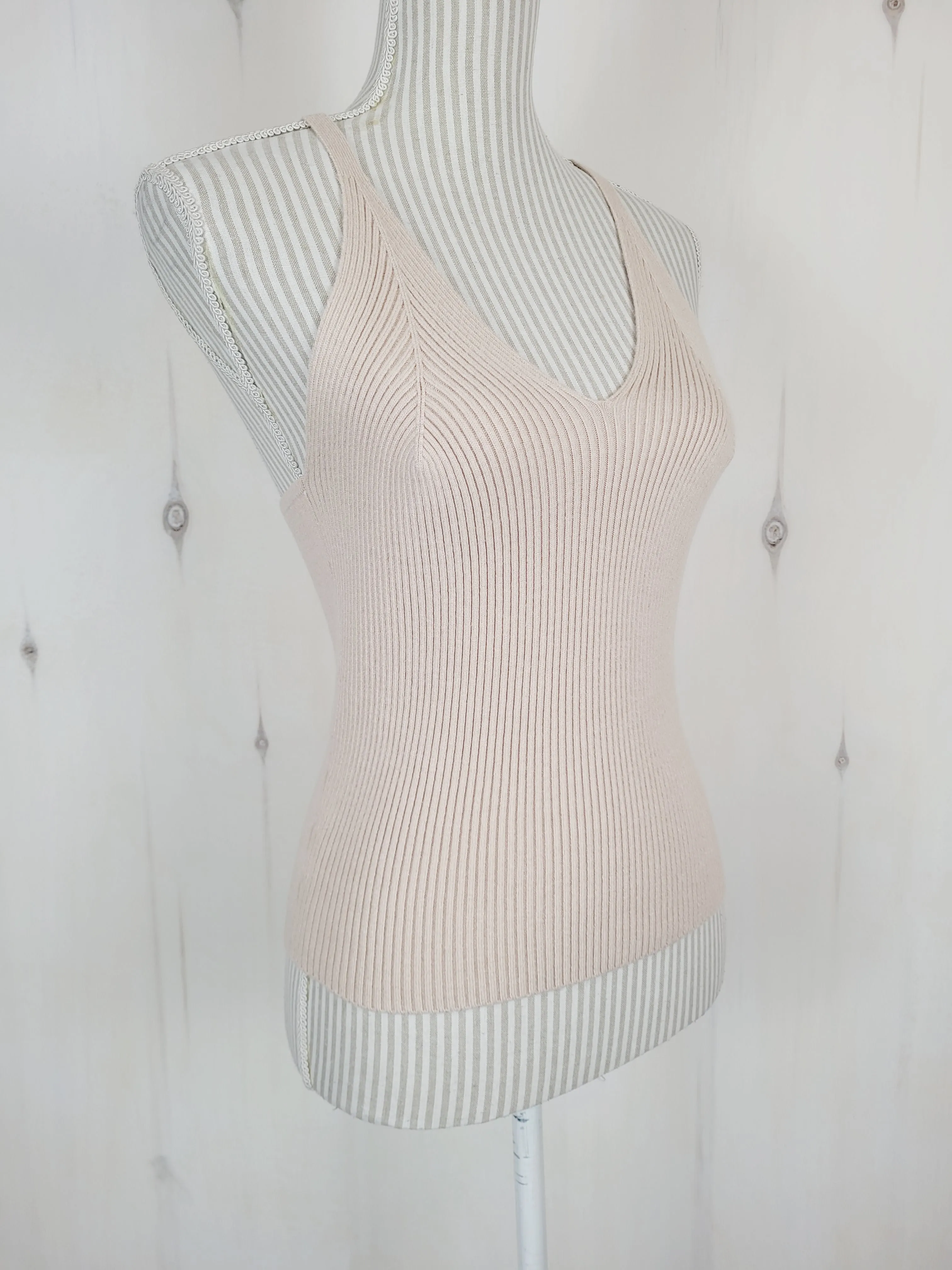 MEXX TAN KNIT LADIES TOP SMALL PRE-LOVED
