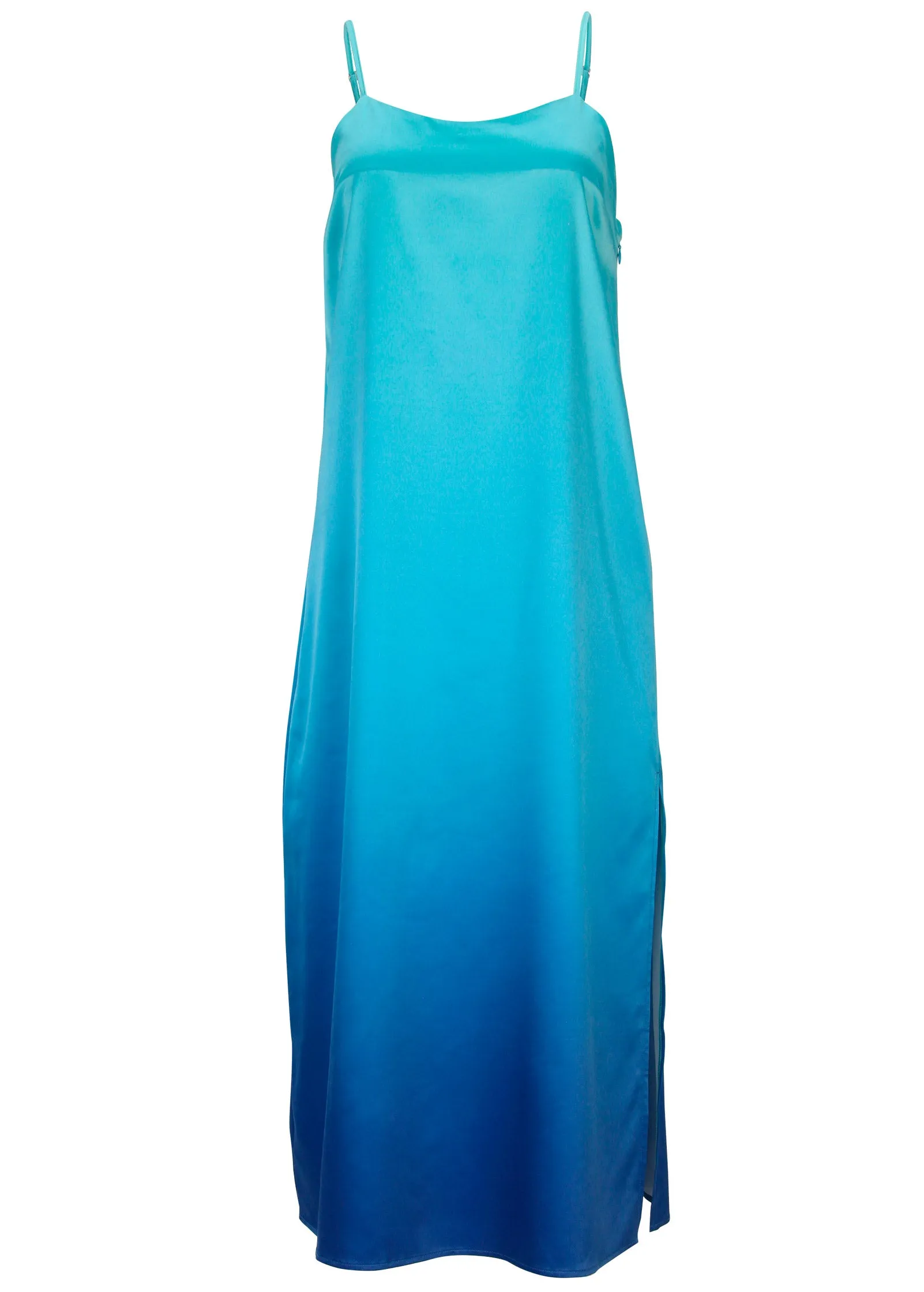 Midi Slip Dress - Atlantis Ombre