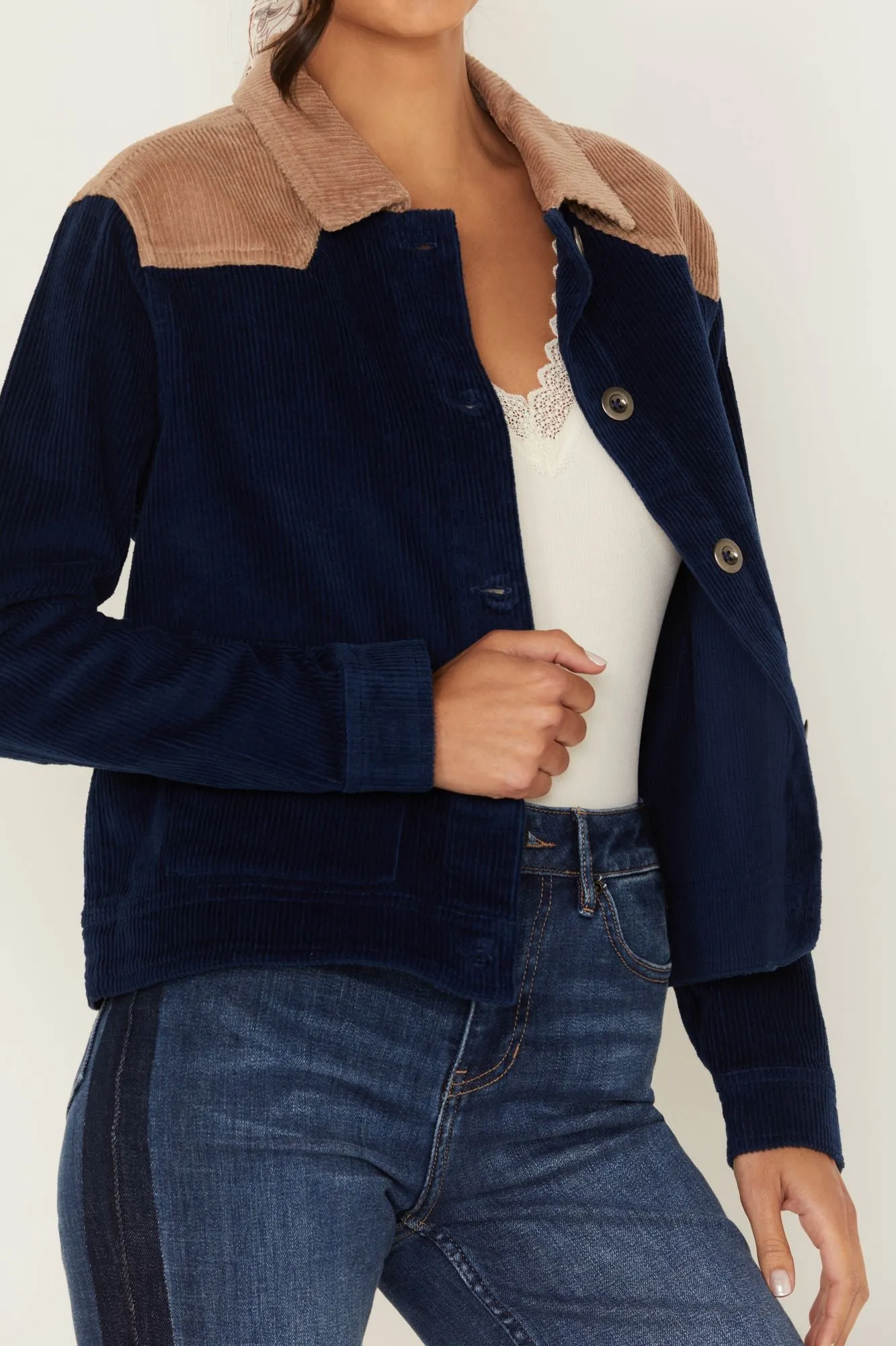 Oak Hill Corduroy Color Block Jacket