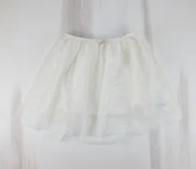 OLD NAVY IVORY TULLE SKIRT 6Y PRE-LOVED