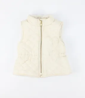 OLD NAVY IVORY VEST 6-12Y PRE-LOVED
