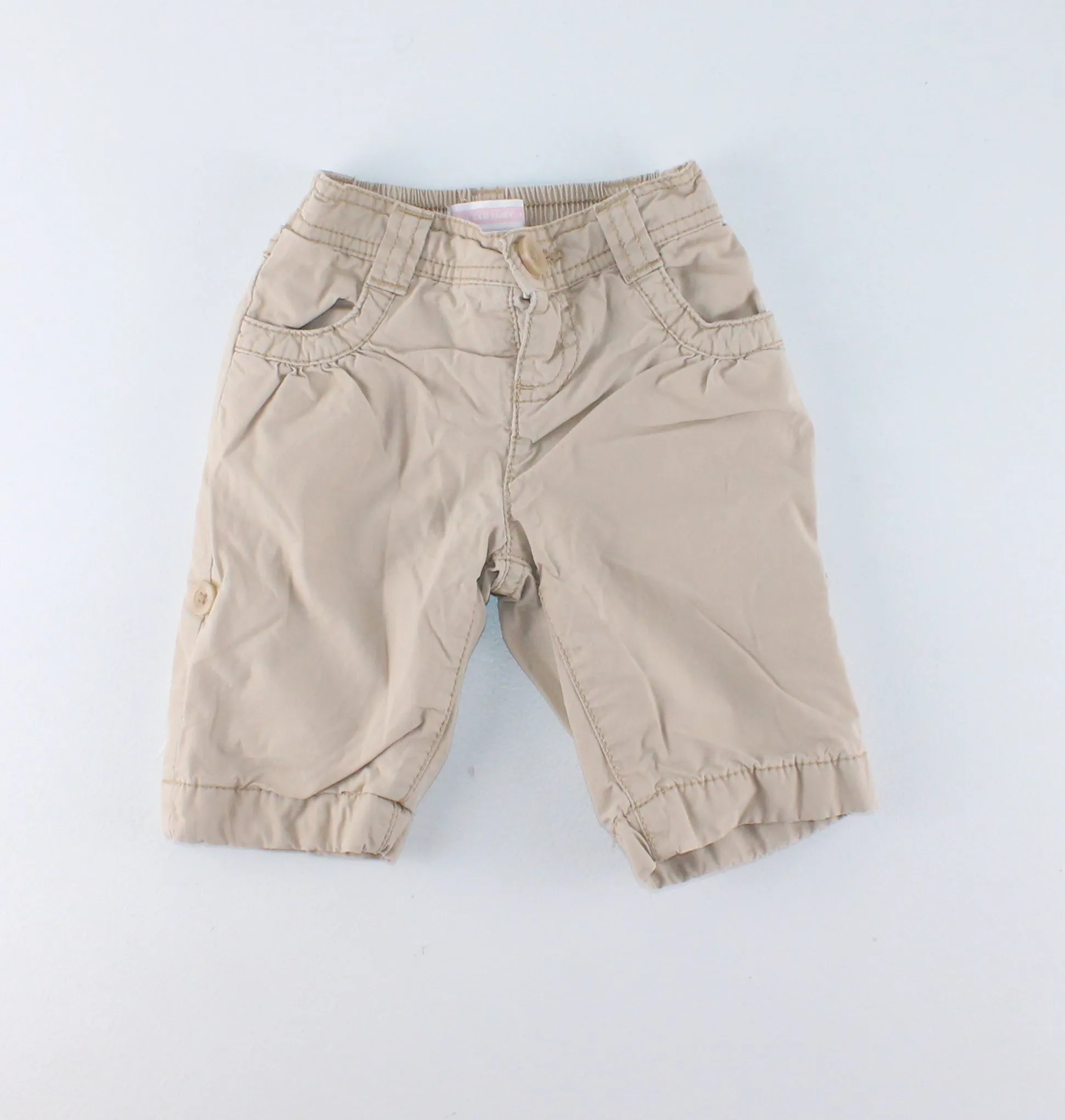 OLD NAVY LIGHT TAN PANTS 0-3M PRE-LOVED