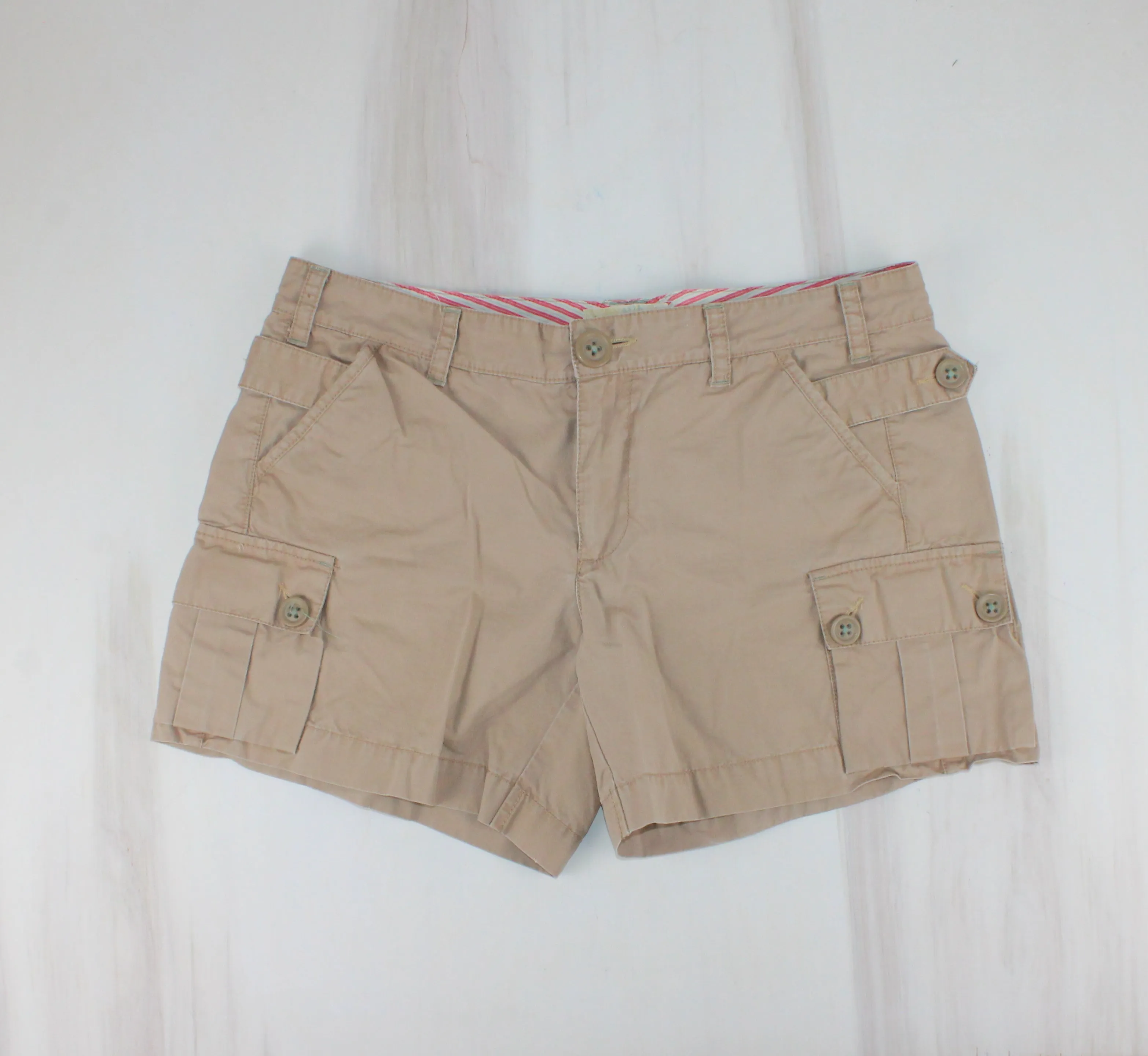 OLD NAVY TAN SHORTS LADIES SIZE 10 PRE-LOVED