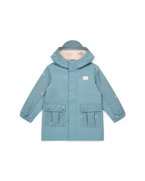 Parka Bleu Capuche