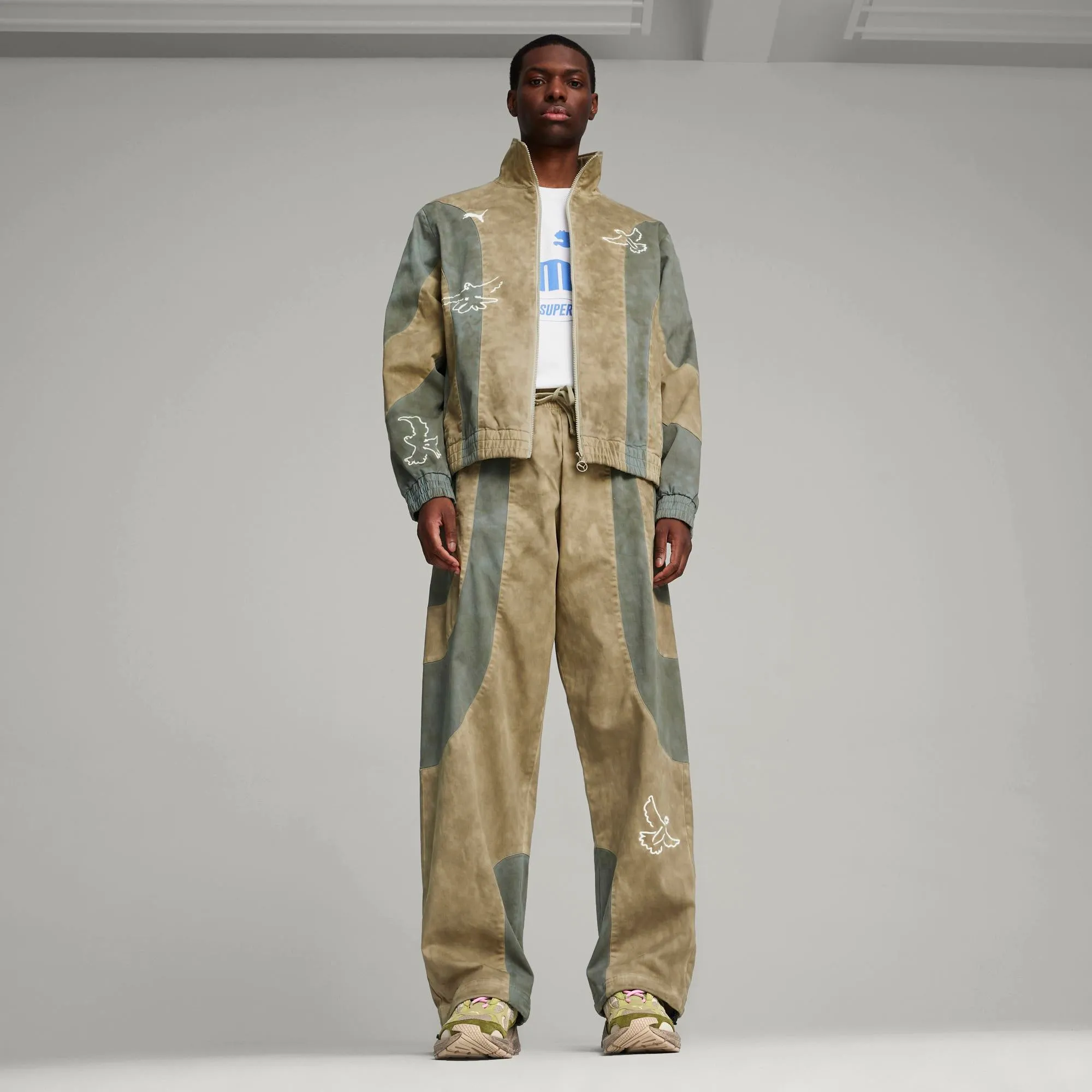 Puma x KidSuper Track Jacket Pebble Grey