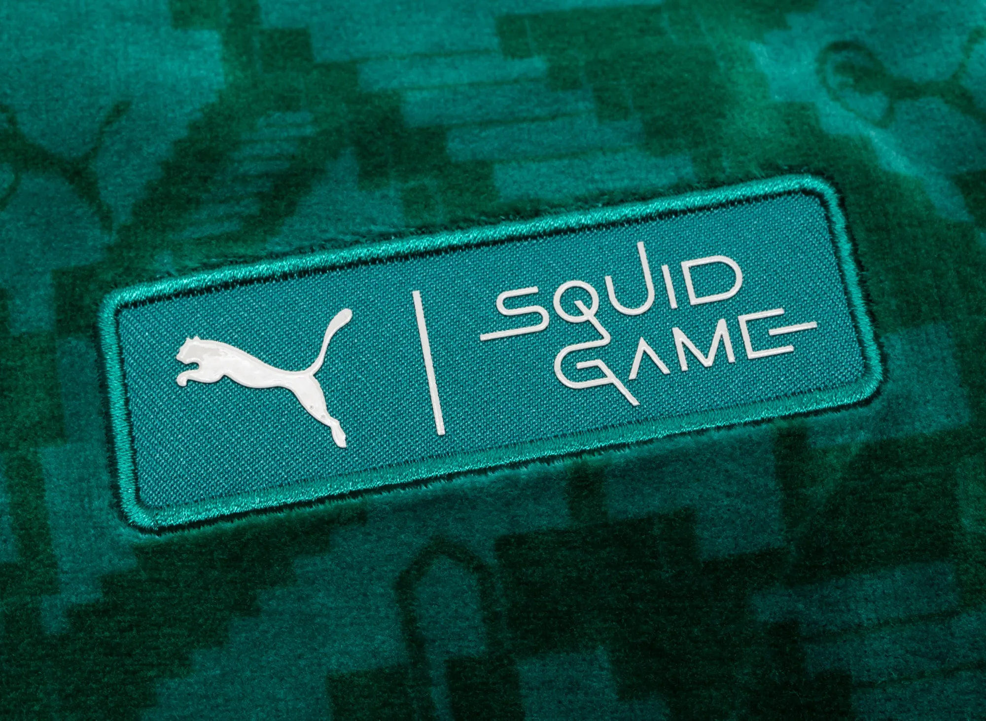 Puma x Squid Game T7 Iconic Track Jacket in Mint xld