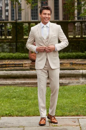 "Sharkskin" Tan Suit Jacket (Separates)