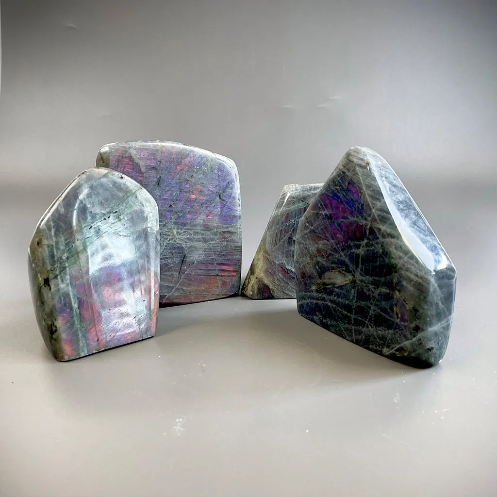 Rainbow Purple Labradorite Free Form - Ethically Sourced