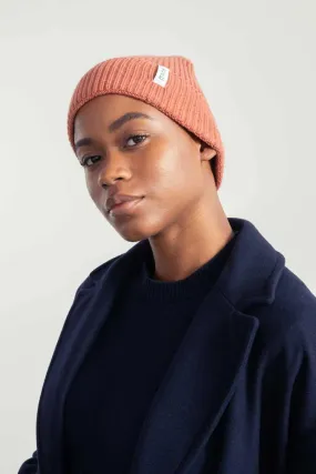 Recycled Cashmere Beanie Marcello - Pink Pompelmo