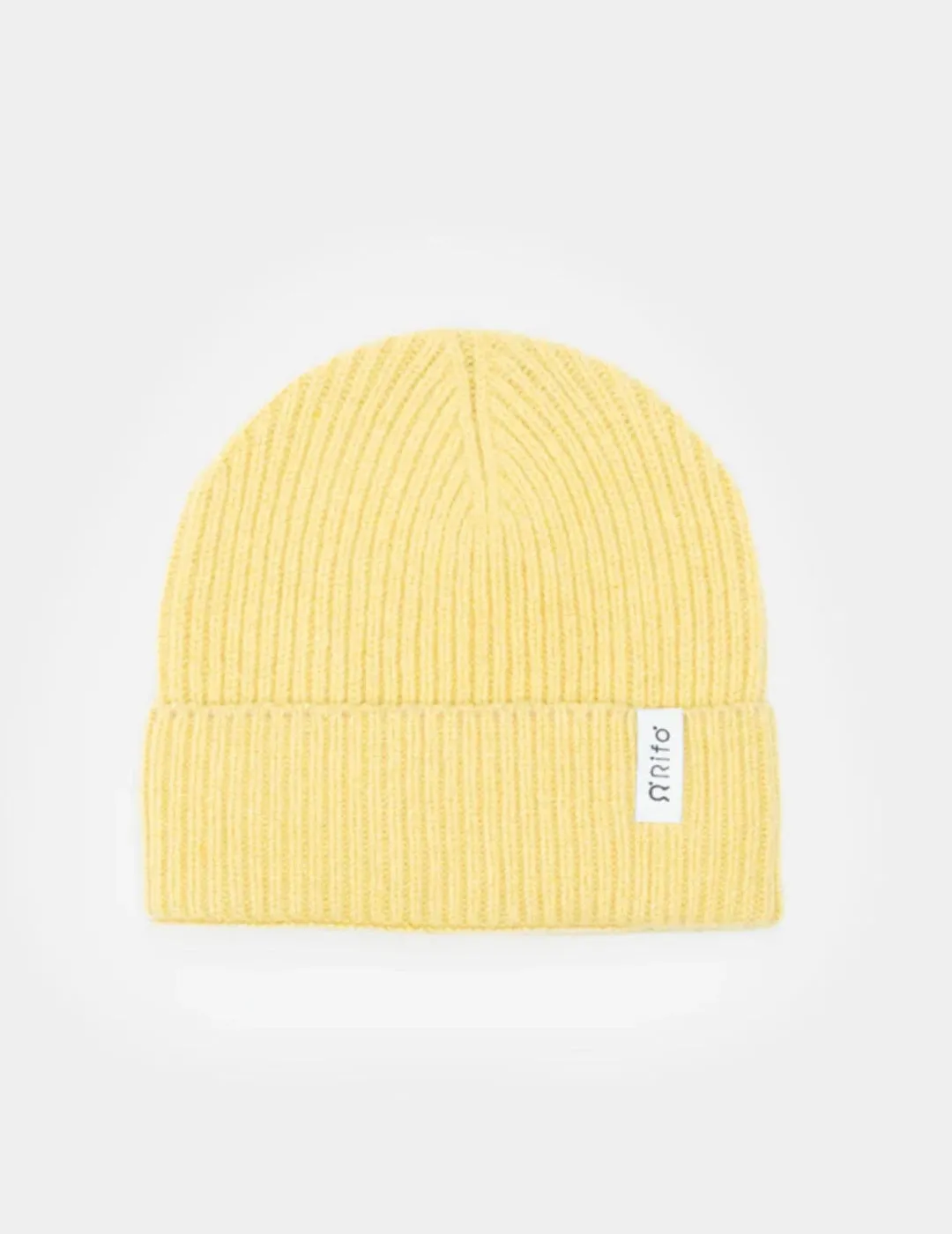 Recycled Cashmere Beanie Marcello - Yellow