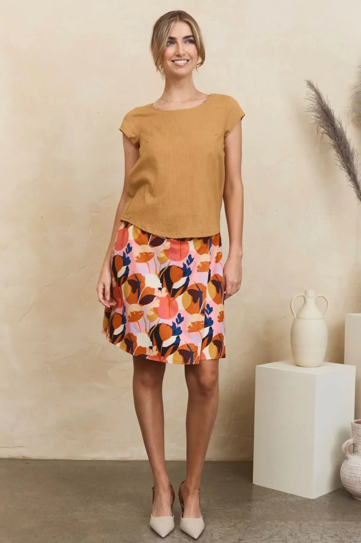 Remi Top Saffron