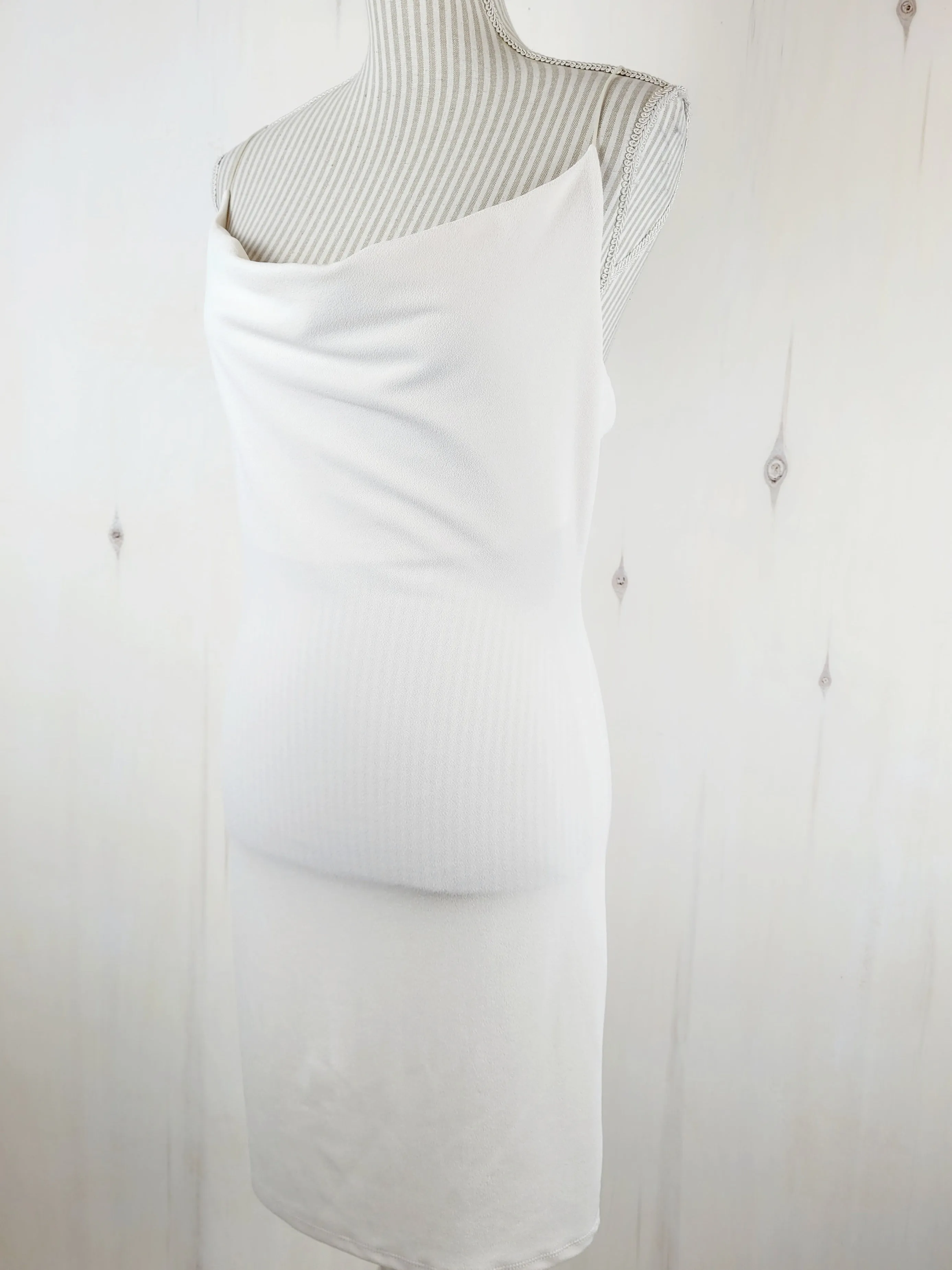 REVAMPED IVORY DRESS LADIES LARGE PRE-LOVED