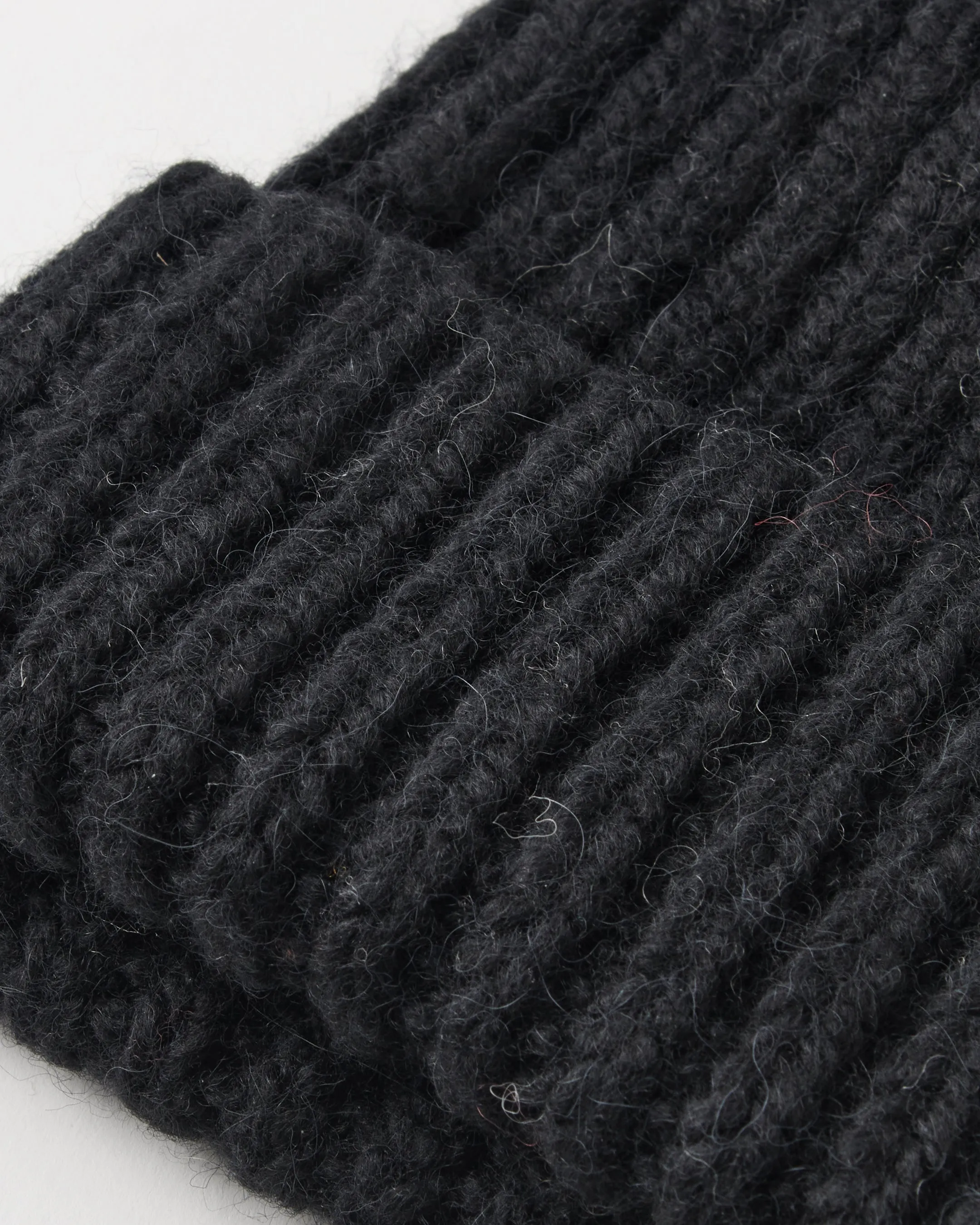 Rib Beanie Echos Black