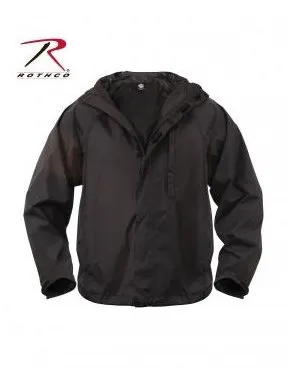 Rothco Packable Rain Jacket Black 3754