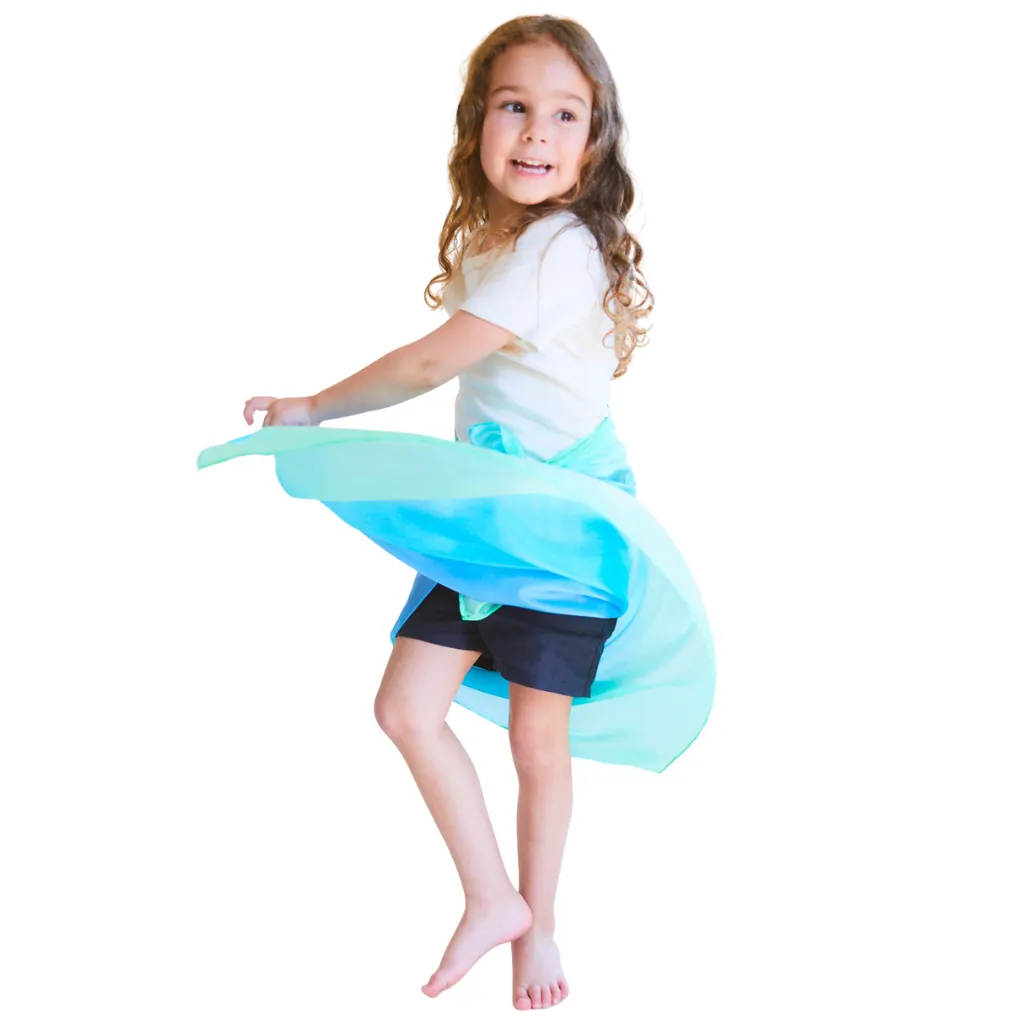 Sarah's Silk Enchanted Playsilk - Sea