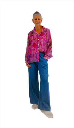 Silk Shirt Georgina Floral