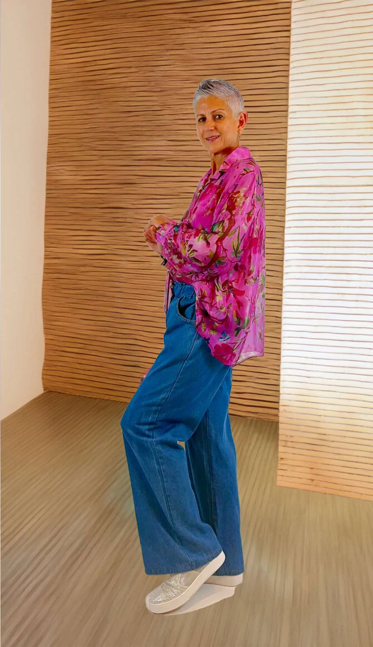 Silk Shirt Georgina Floral