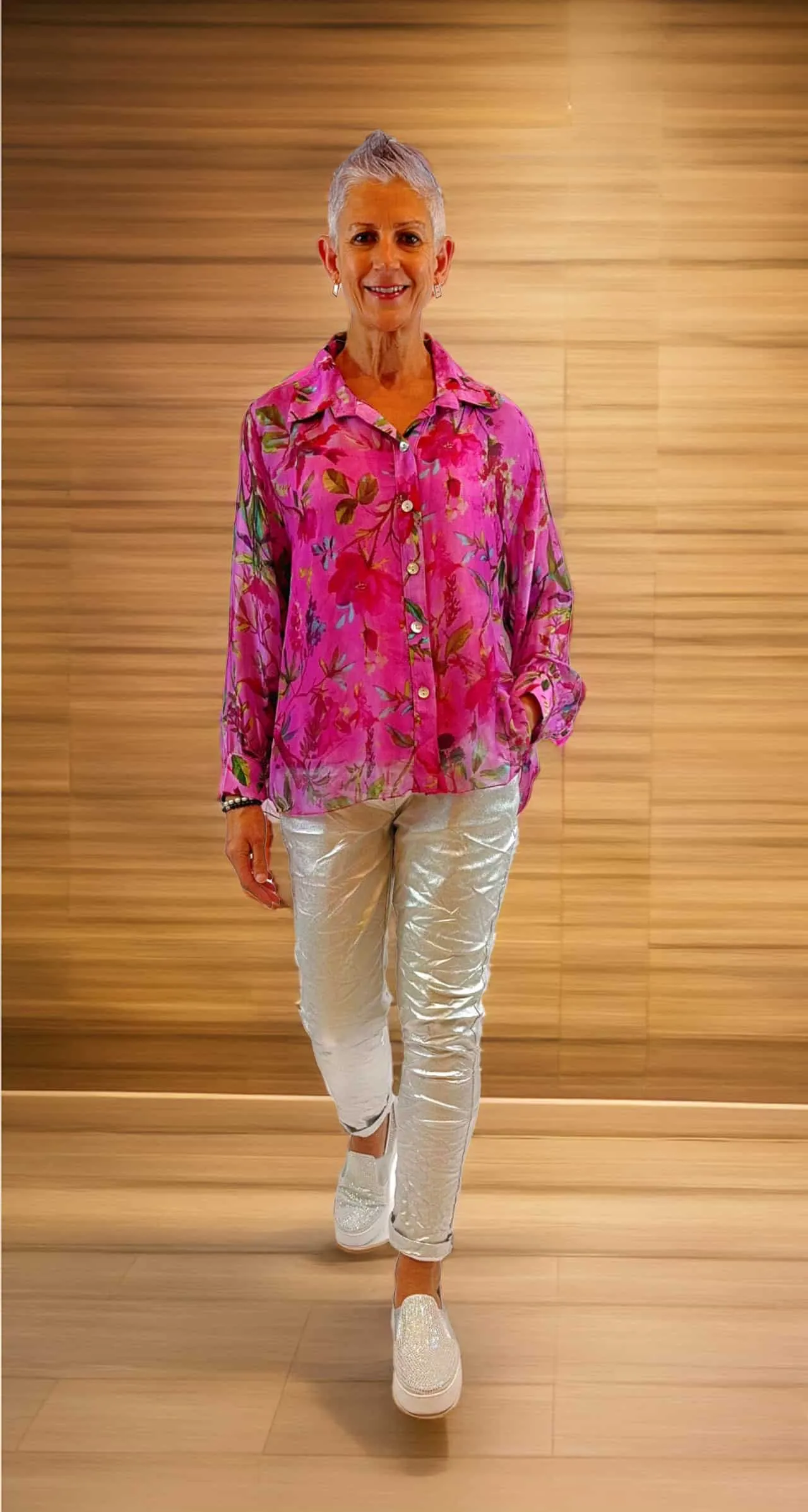 Silk Shirt Georgina Floral