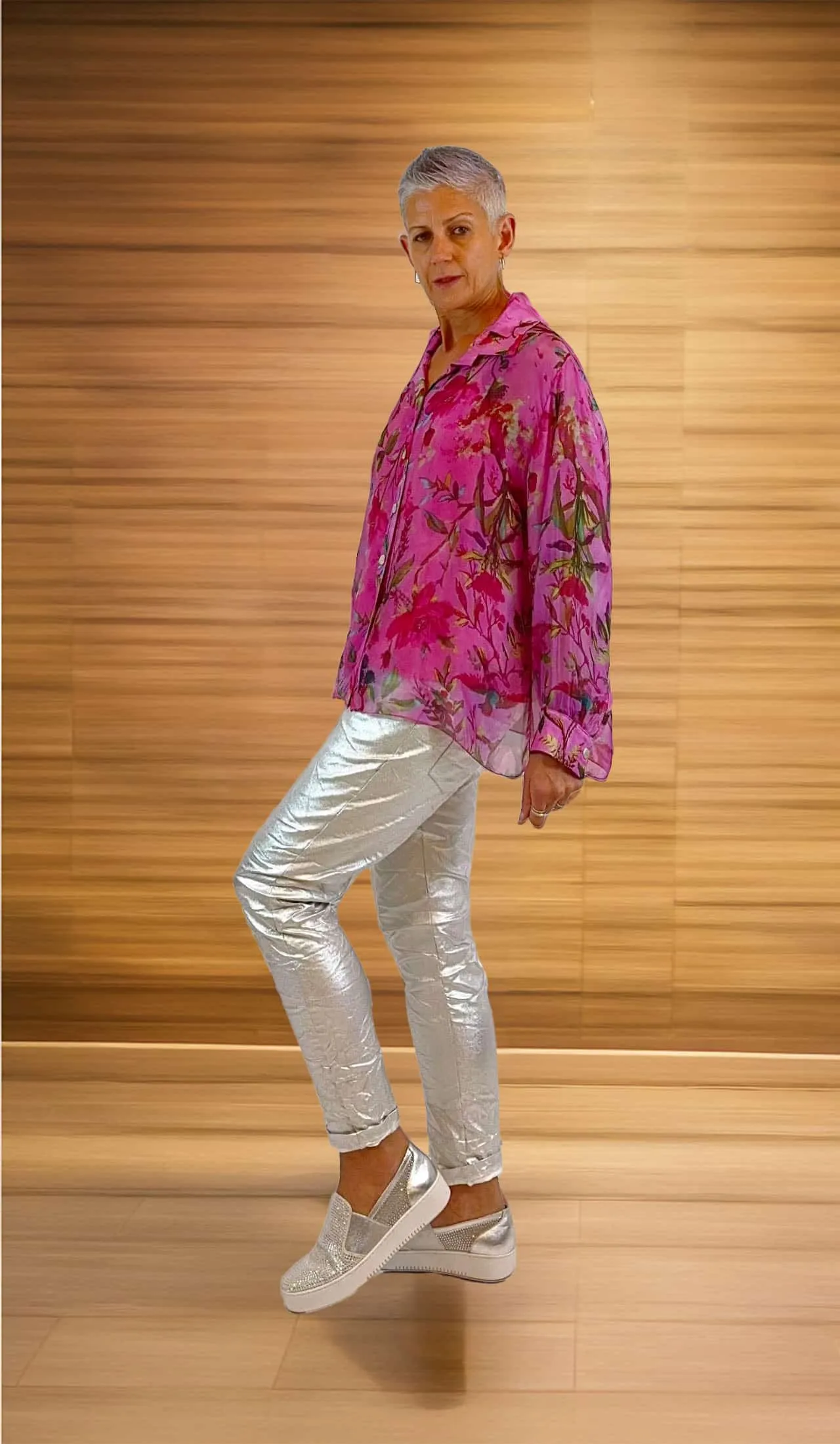 Silk Shirt Georgina Floral