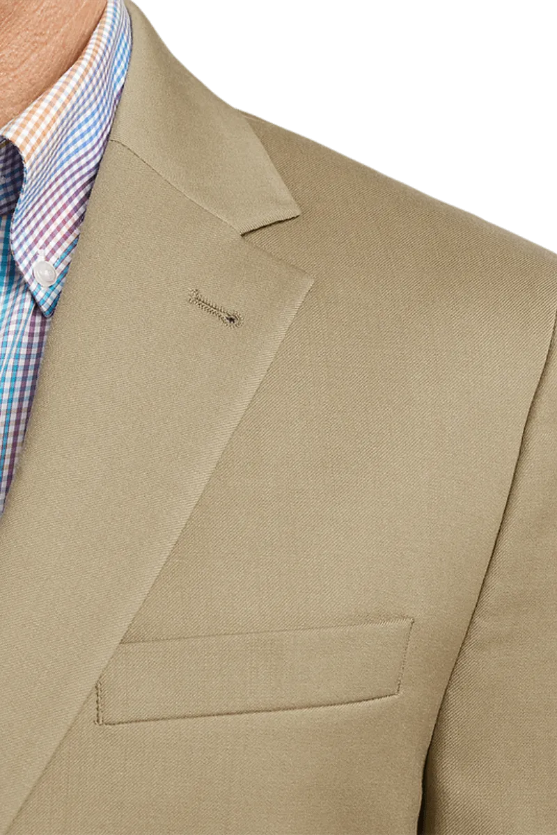 Tan Single Breasted Jacket