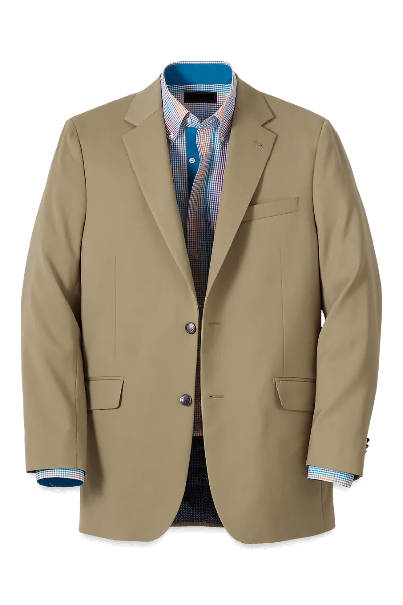 Tan Single Breasted Jacket