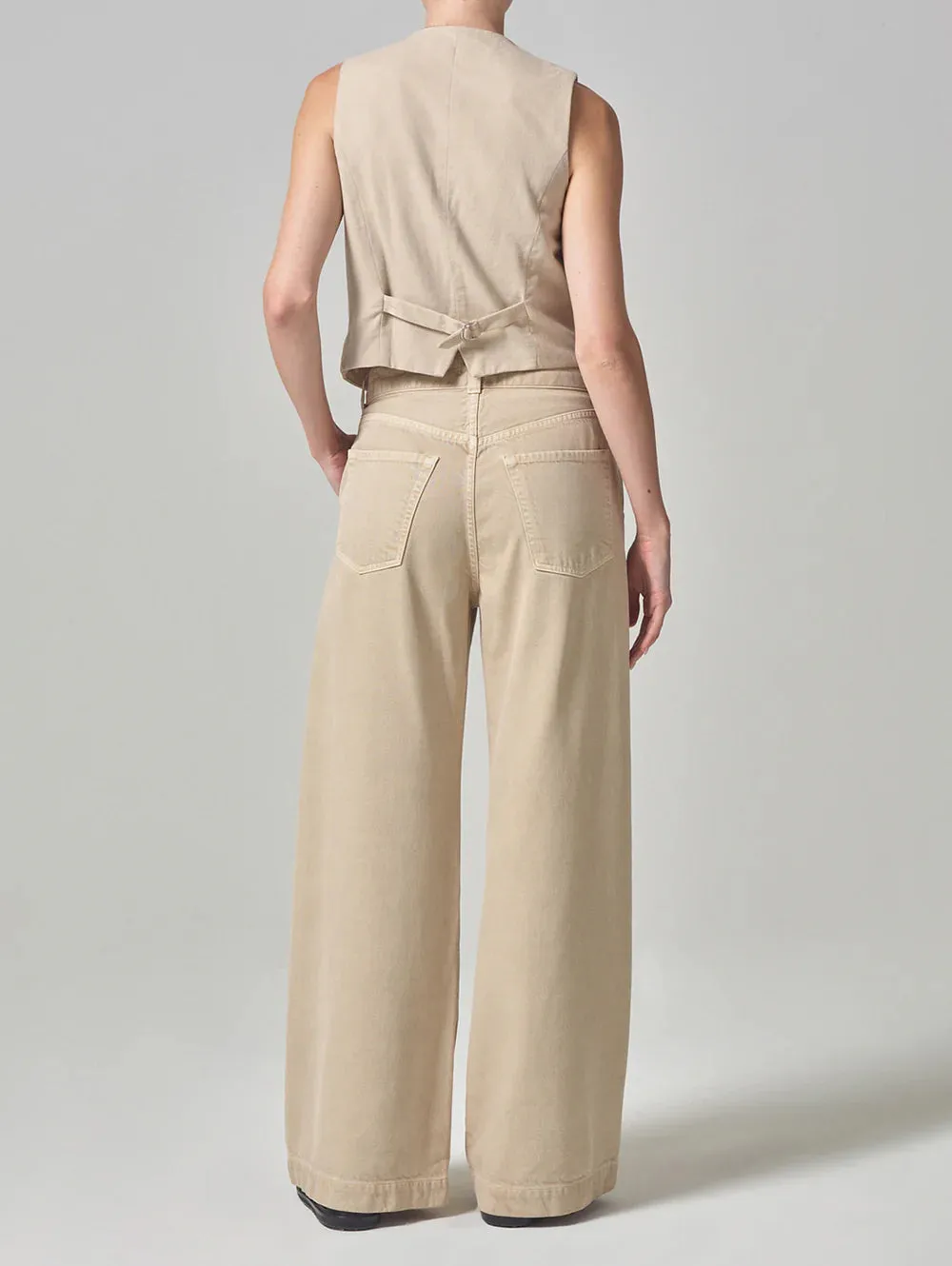 Taos Sand Beverly Trouser