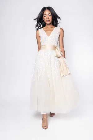 The Odette Dress in Ivory