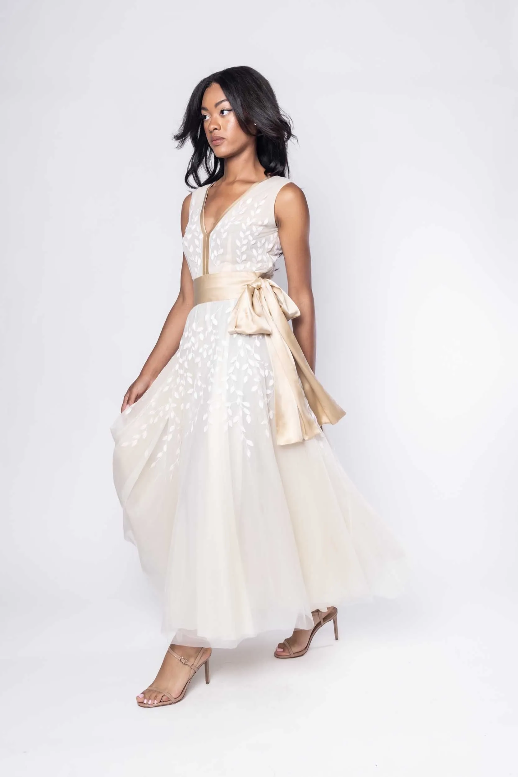 The Odette Dress in Ivory