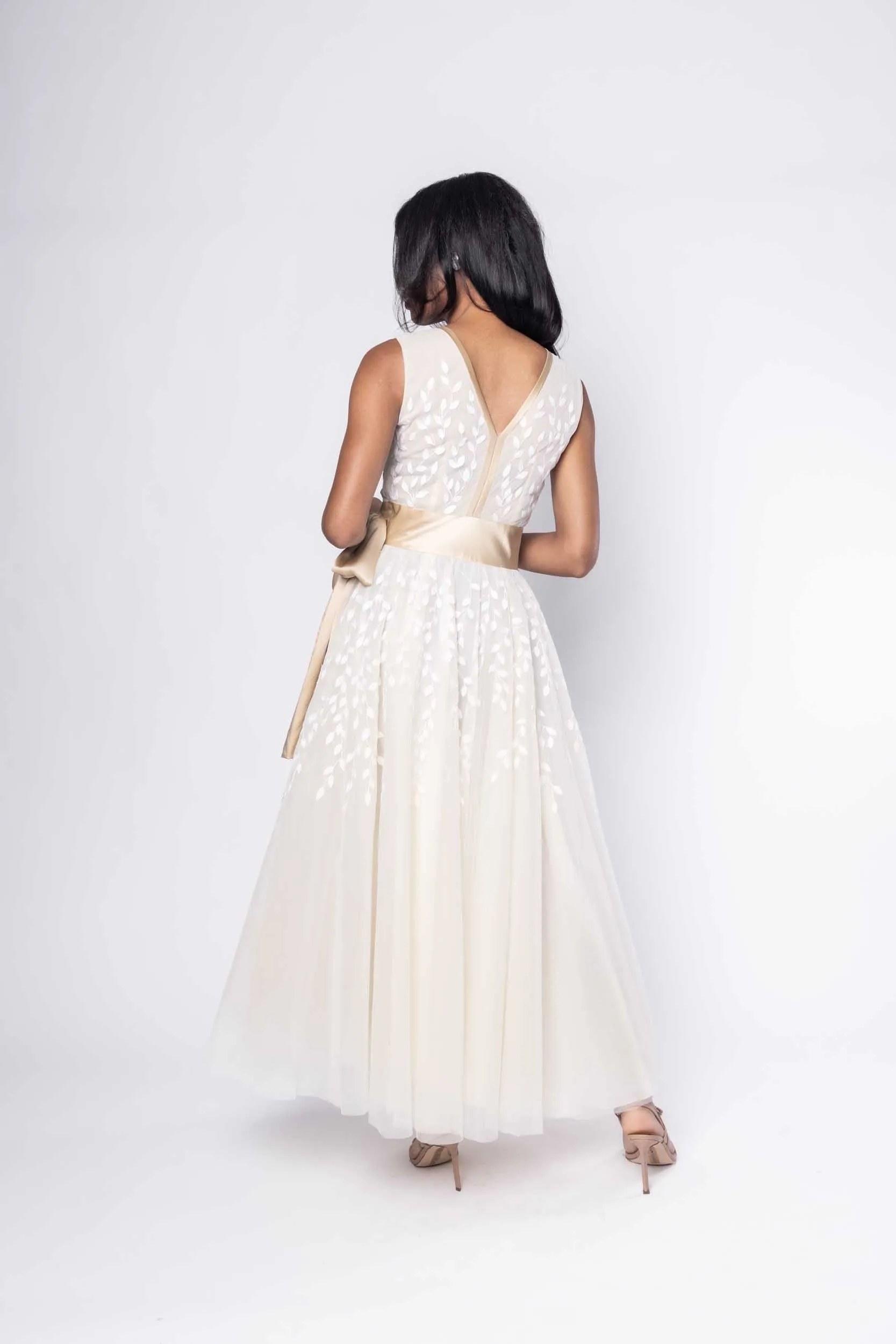 The Odette Dress in Ivory