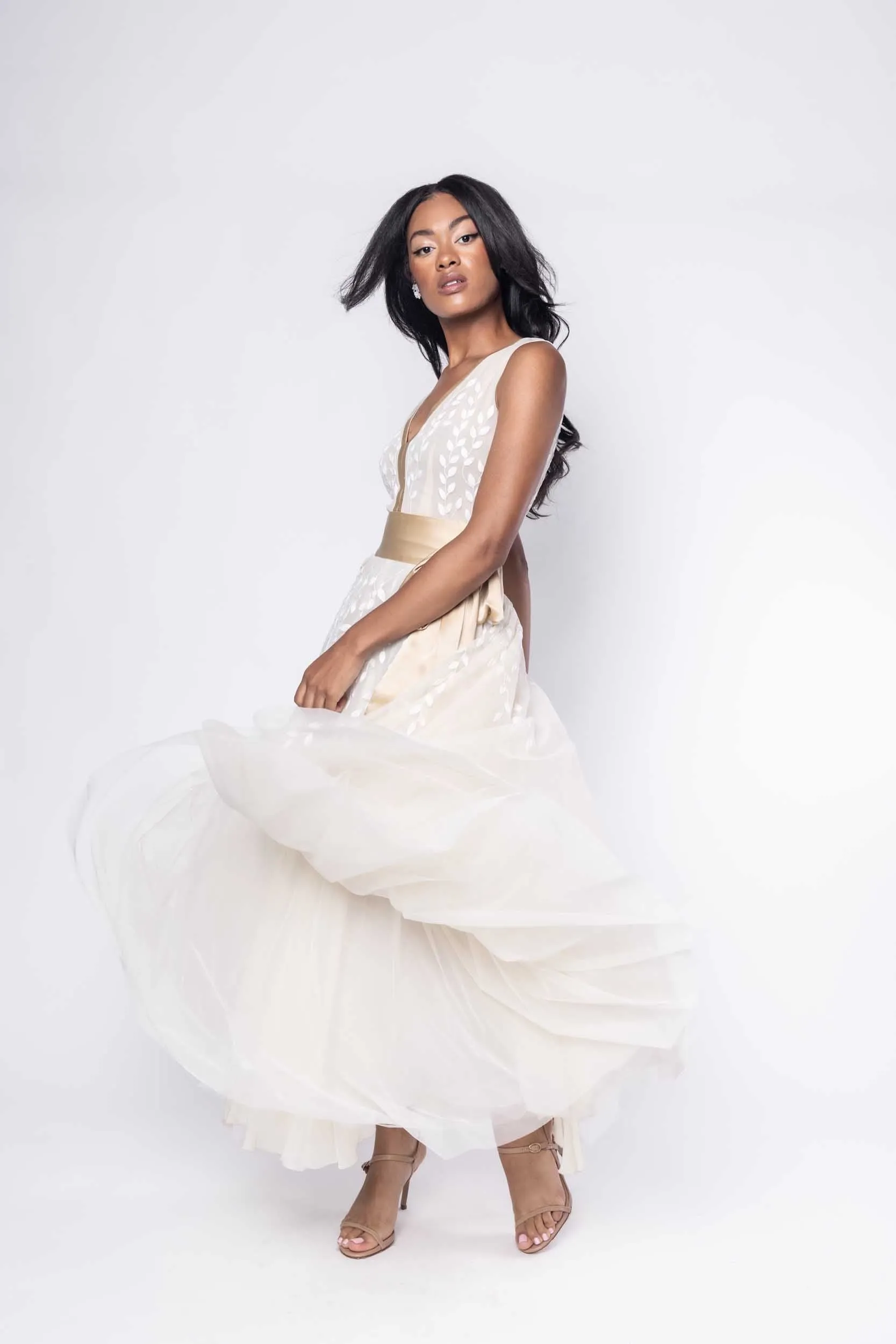 The Odette Dress in Ivory