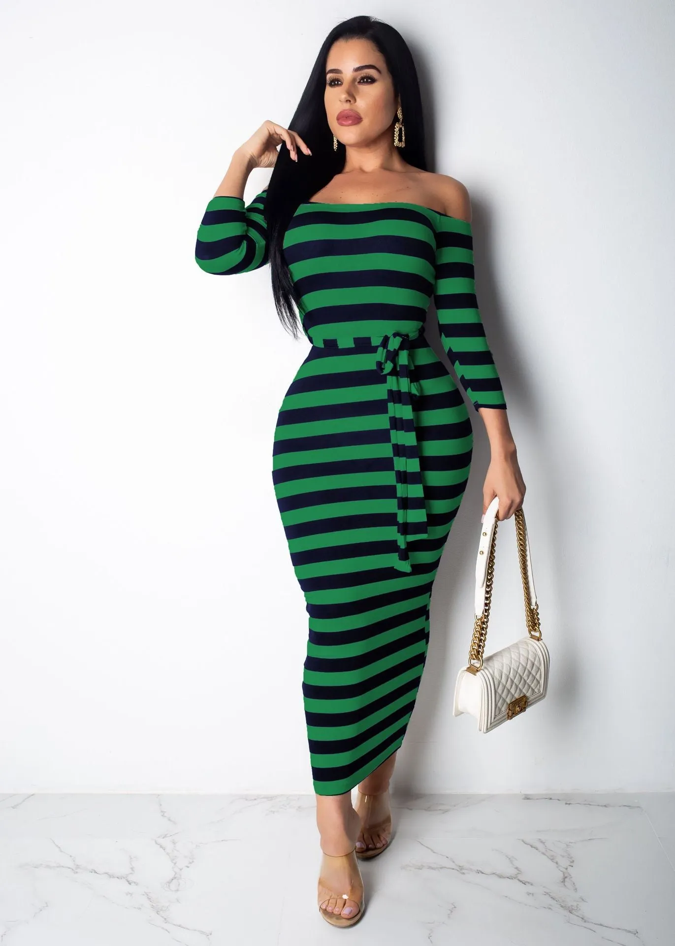 Tightly Wrapped Maxi Dress - Culture Heaven Special