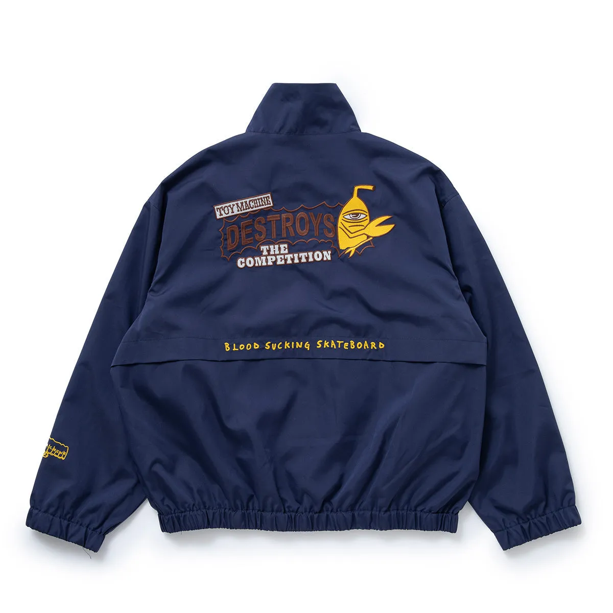 TOY MACHINE JAPAN DESTROYS WIND TRACK JACKET NAVY