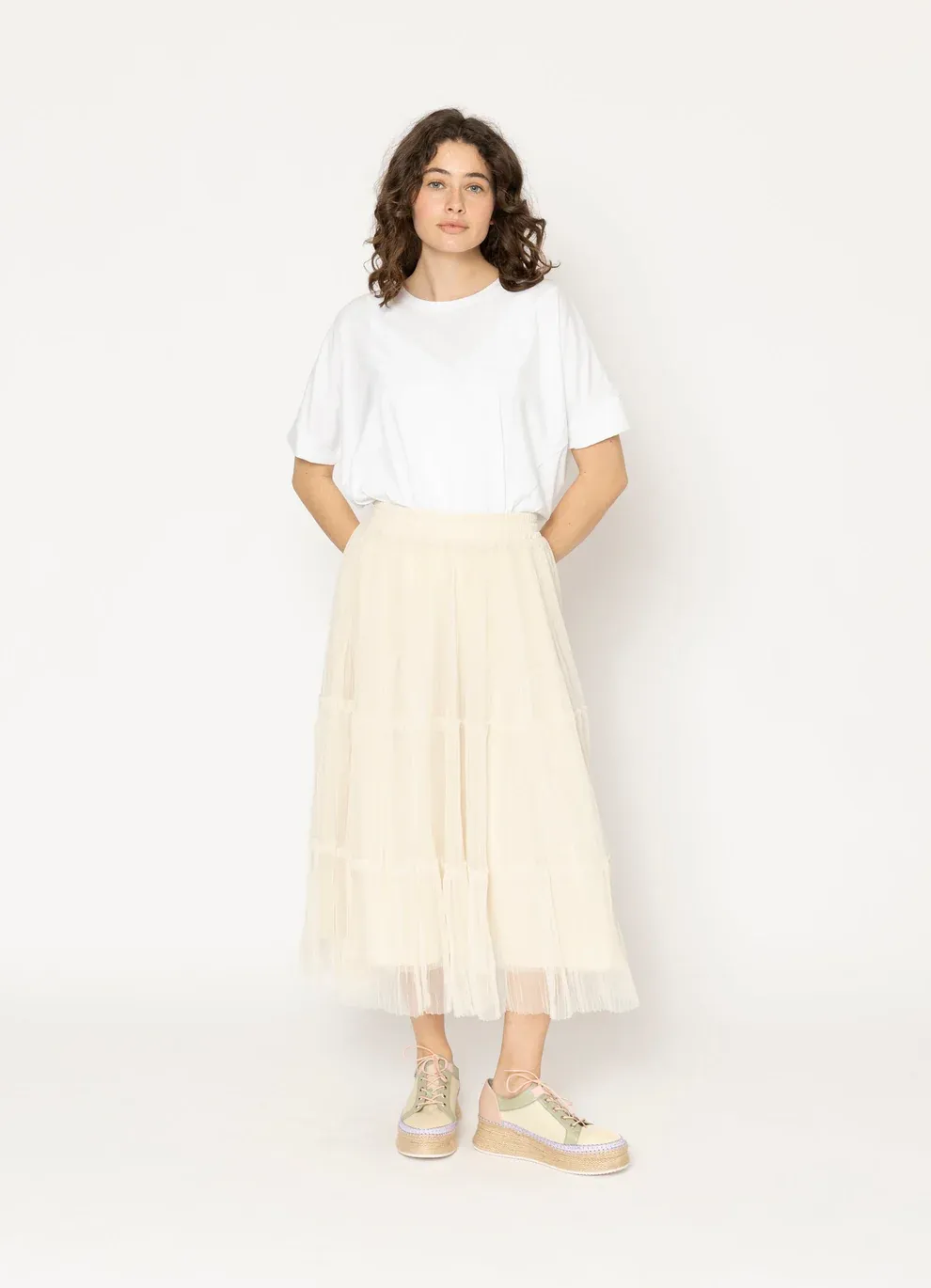 Two by Two Stella Skirt - Cream